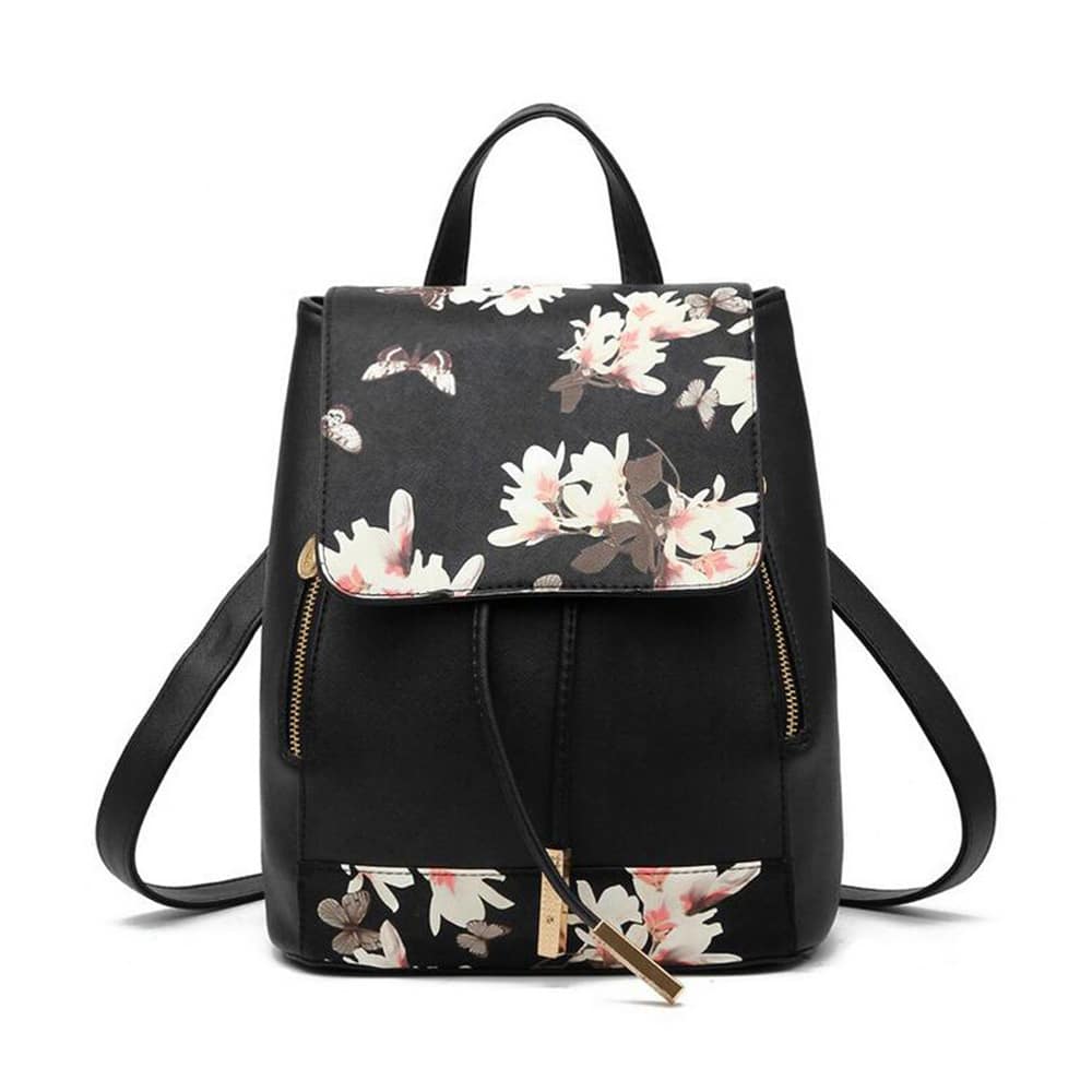 Flowers Print Light Backpack