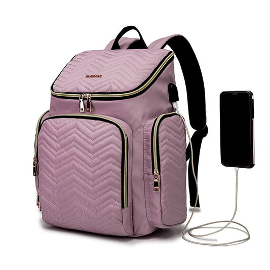 Embroidered Diaper Bag