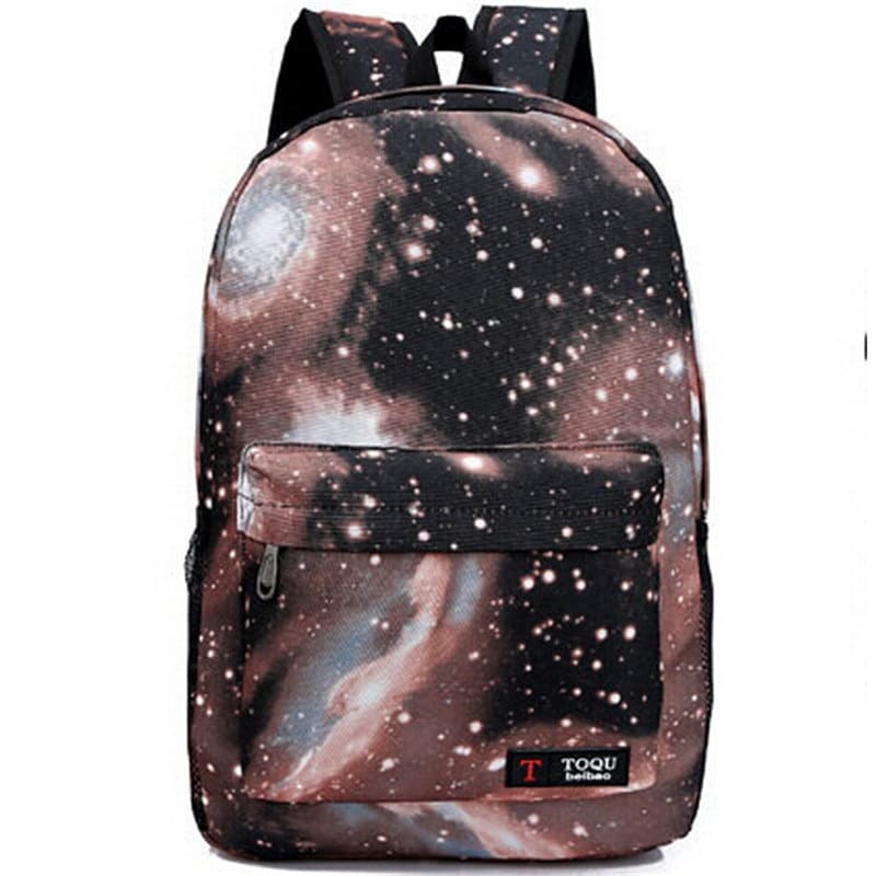 Casual Galaxy Universe Printed Backpack