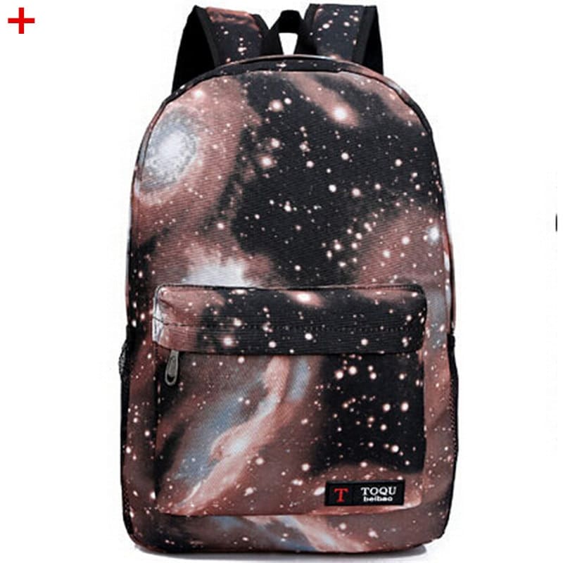 Casual Galaxy Universe Printed Backpack