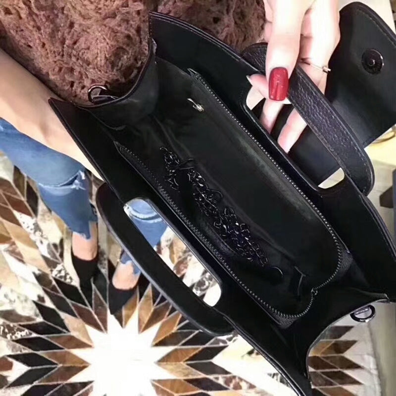 Snake Patterned Cowhide Leather Clutch Bag for Women