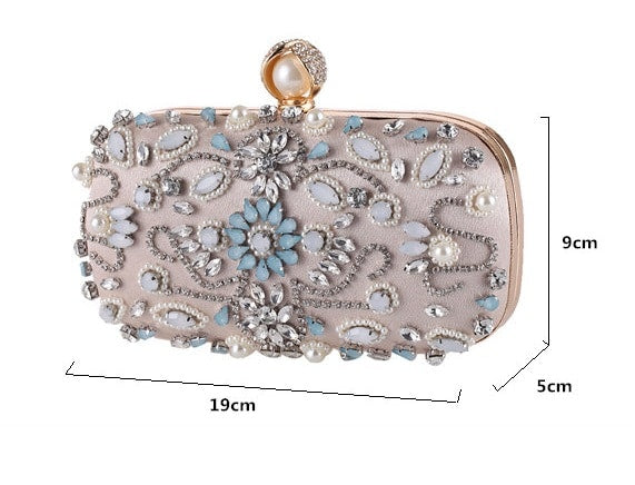 Crystal Beaded Evening Handbag