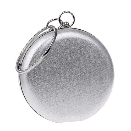 Metallic Round Evening Bag