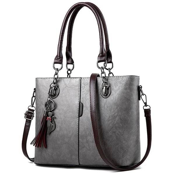 Handbag with Zipper Closure
