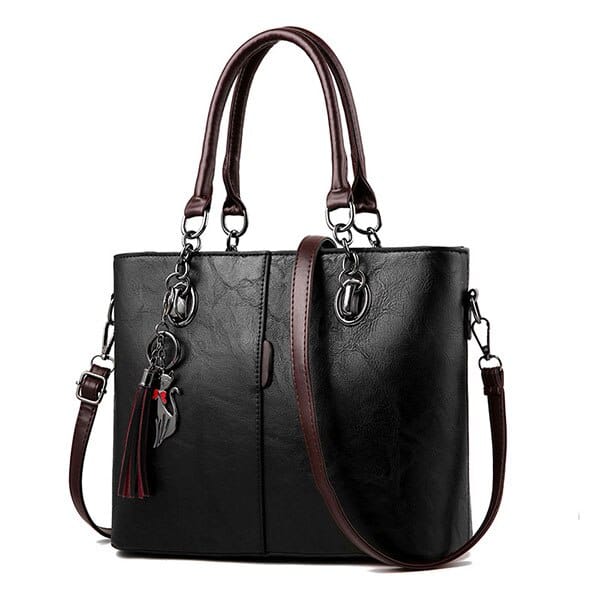 Handbag with Zipper Closure