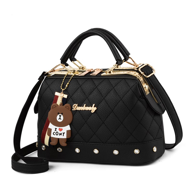 Kawaii Design Quilted Handbag