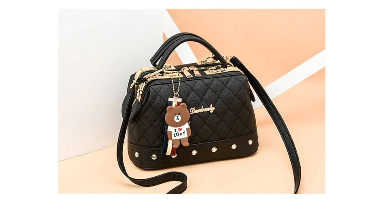 Kawaii Design Quilted Handbag