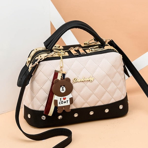 Kawaii Design Quilted Handbag