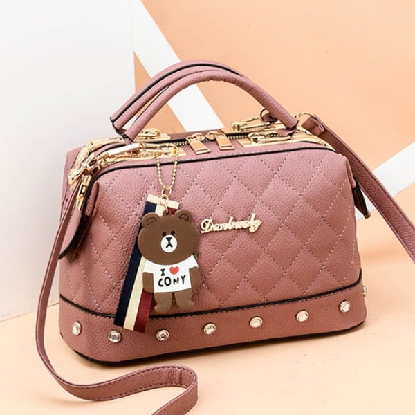 Kawaii Design Quilted Handbag