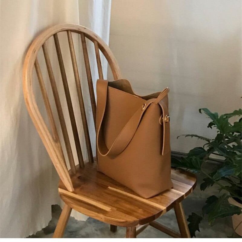 PU Leather Shoulder Bag