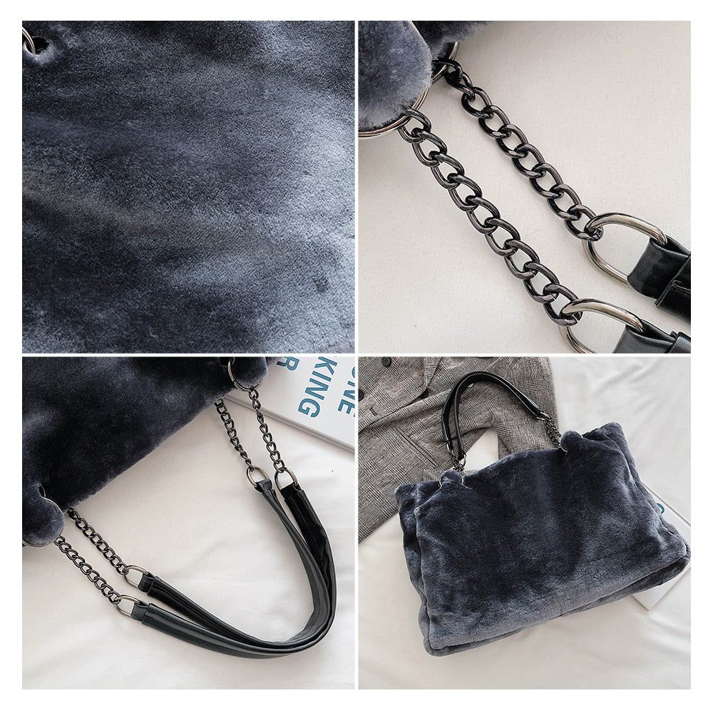 Eco Fur Tote Bag