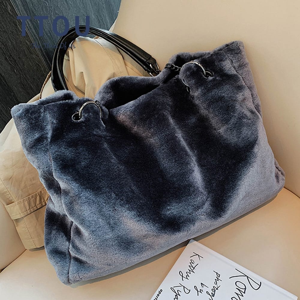Eco Fur Tote Bag