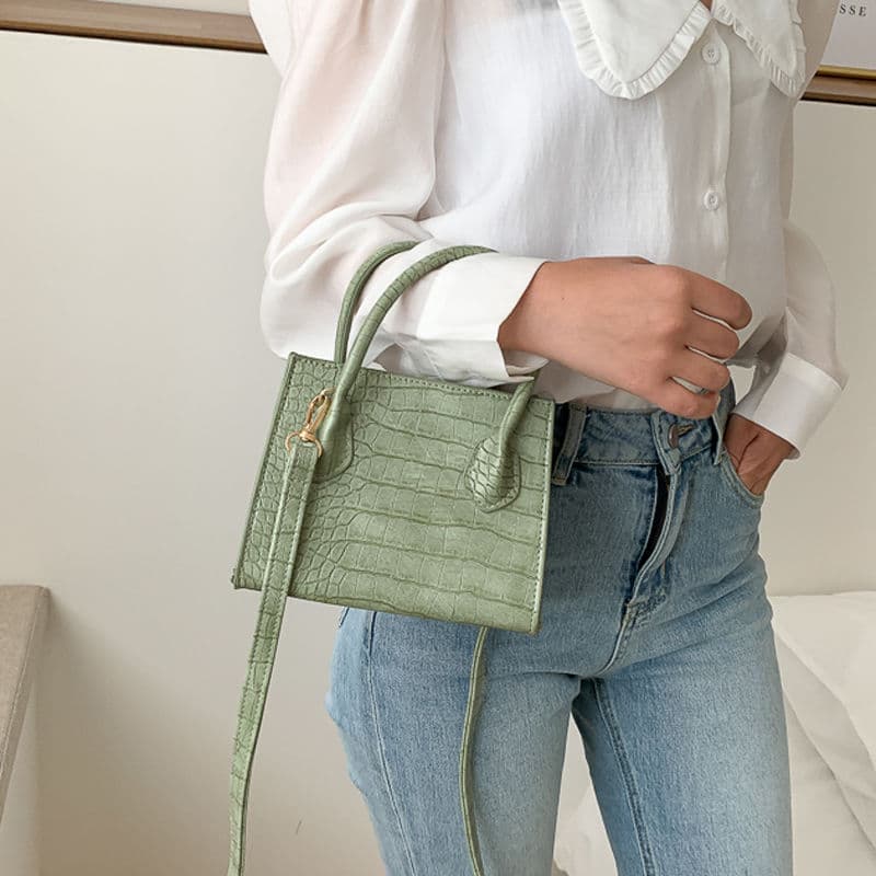 Crocodile Pattern Bag for Women