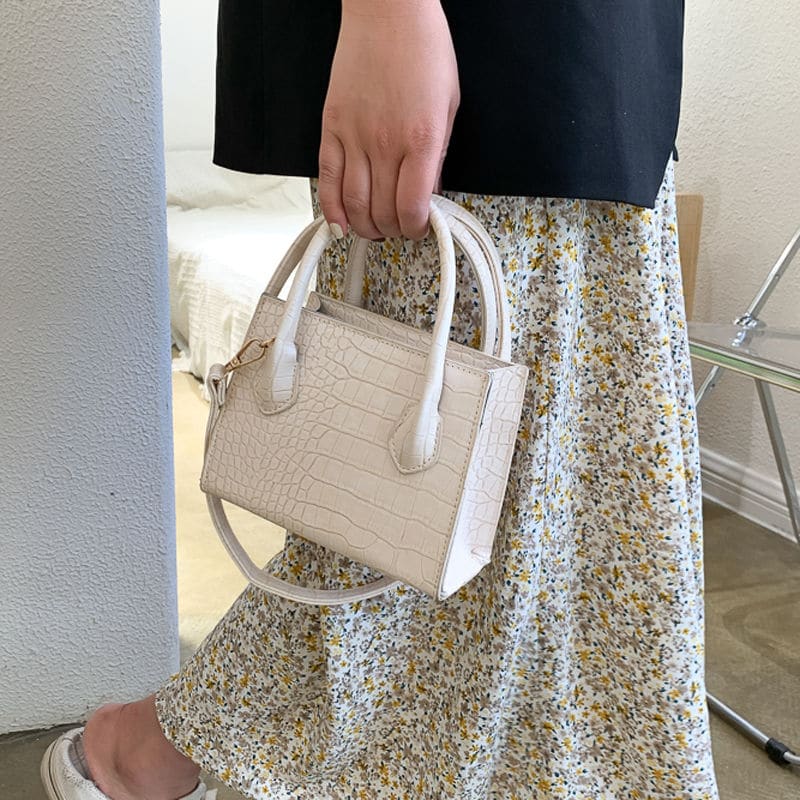 Crocodile Pattern Bag for Women