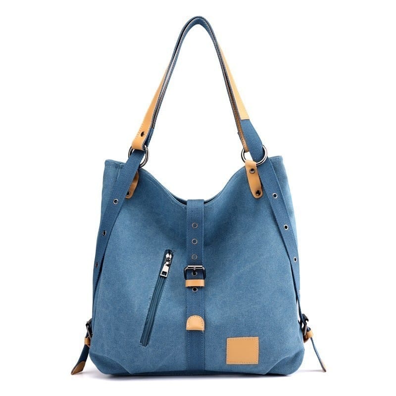 Fashion Solid Canvas Shoulder Bag