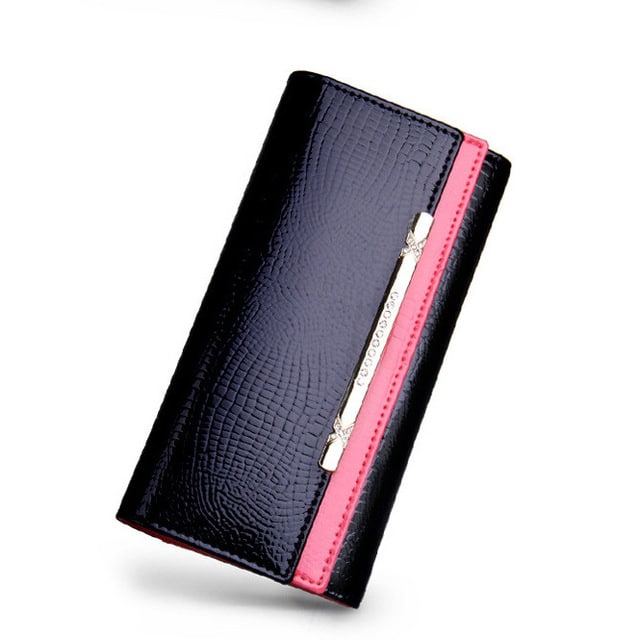 Luxurious Artificial Crocodile Leather Wallet