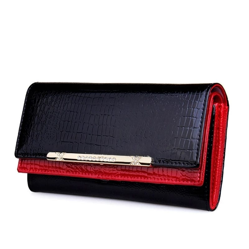 Luxurious Artificial Crocodile Leather Wallet