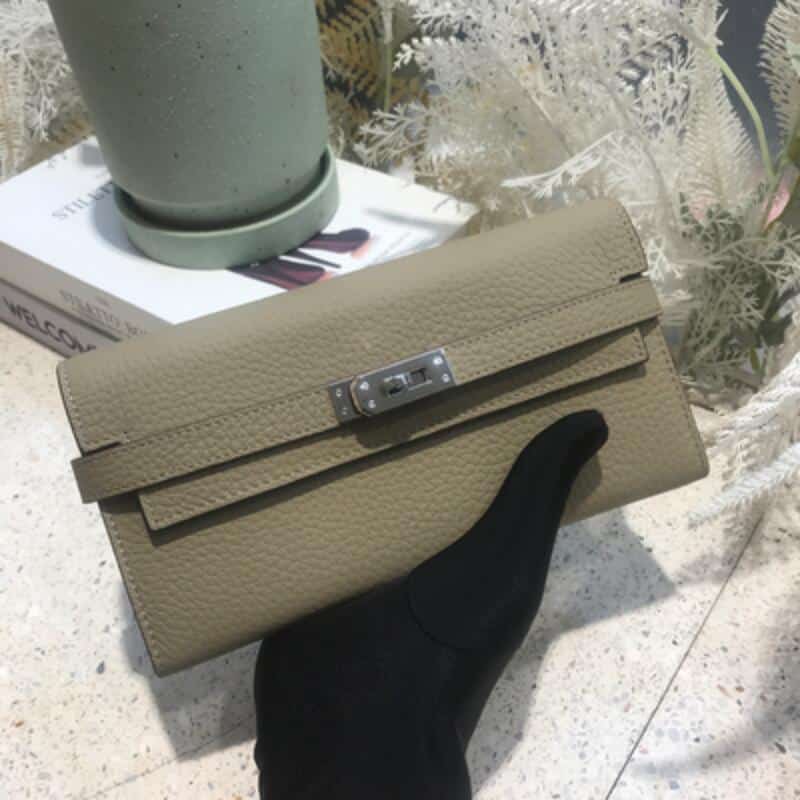 Elegant Bright Color Cowhide Wallet