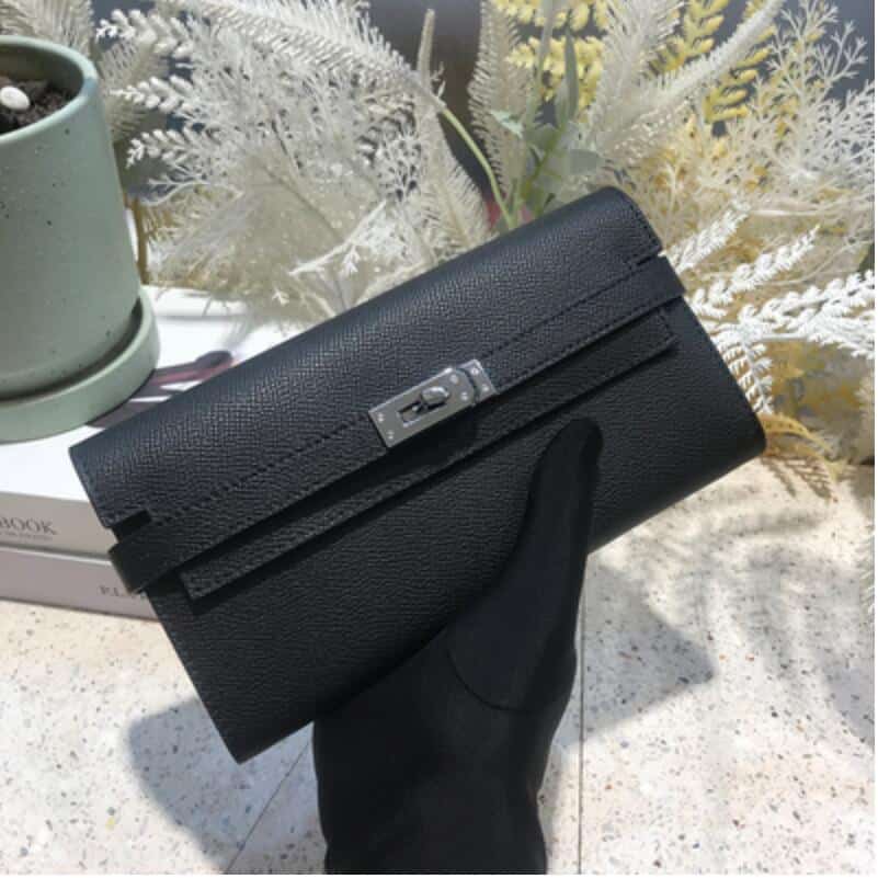 Elegant Bright Color Cowhide Wallet