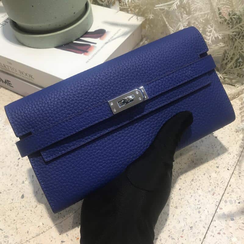 Elegant Bright Color Cowhide Wallet