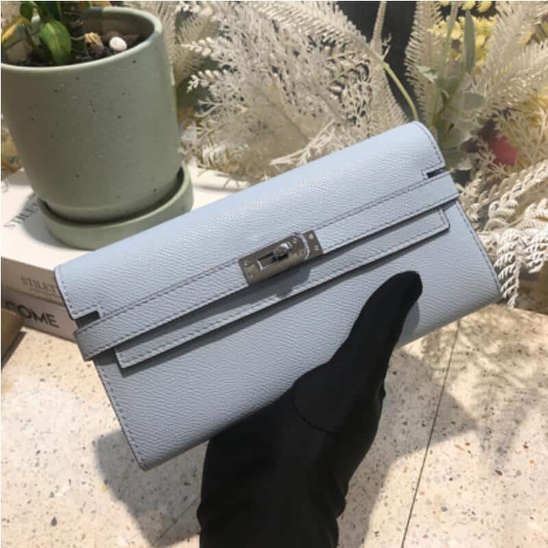 Elegant Bright Color Cowhide Wallet