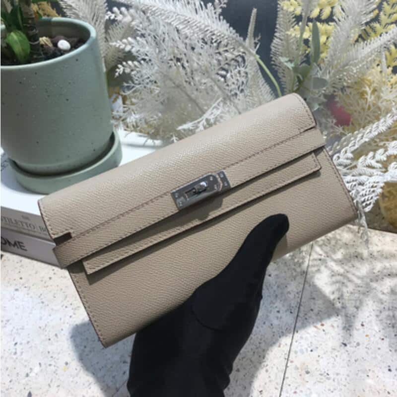 Elegant Bright Color Cowhide Wallet