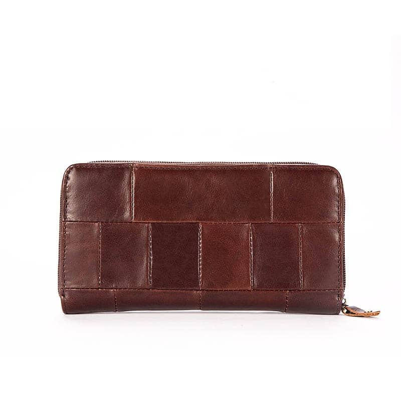 Casual Genuine Leather Long Wallet