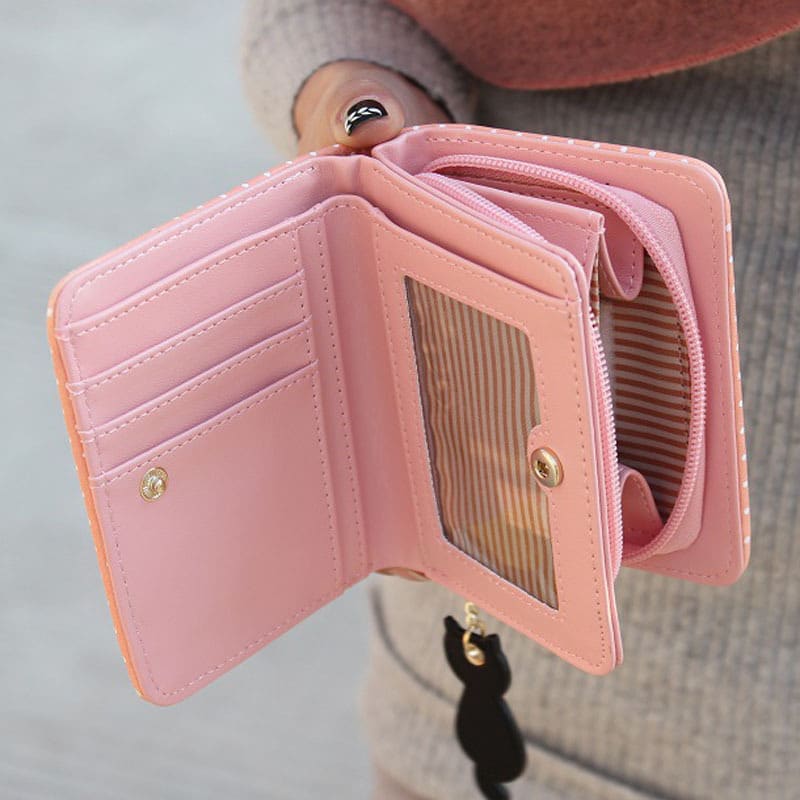 Cute Cat Printed Wallet