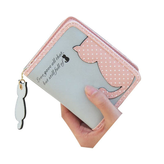 Cute Cat Printed Wallet