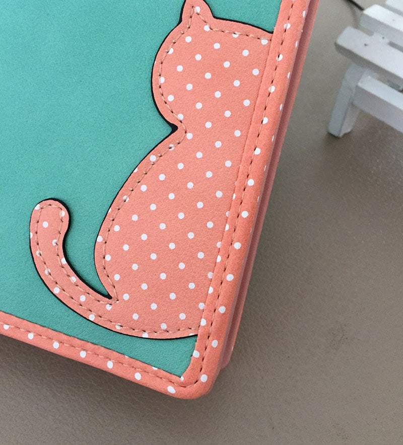 Cute Cat Printed Wallet