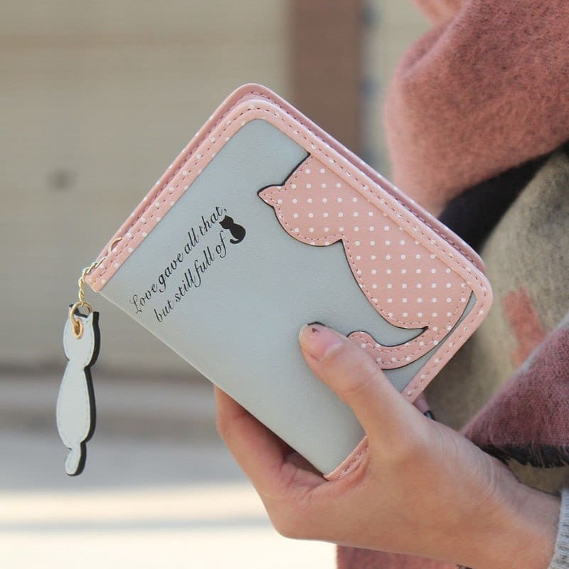 Cute Cat Printed Wallet