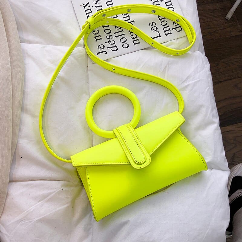 Fluorescent Color Mini  Crossbody Bag