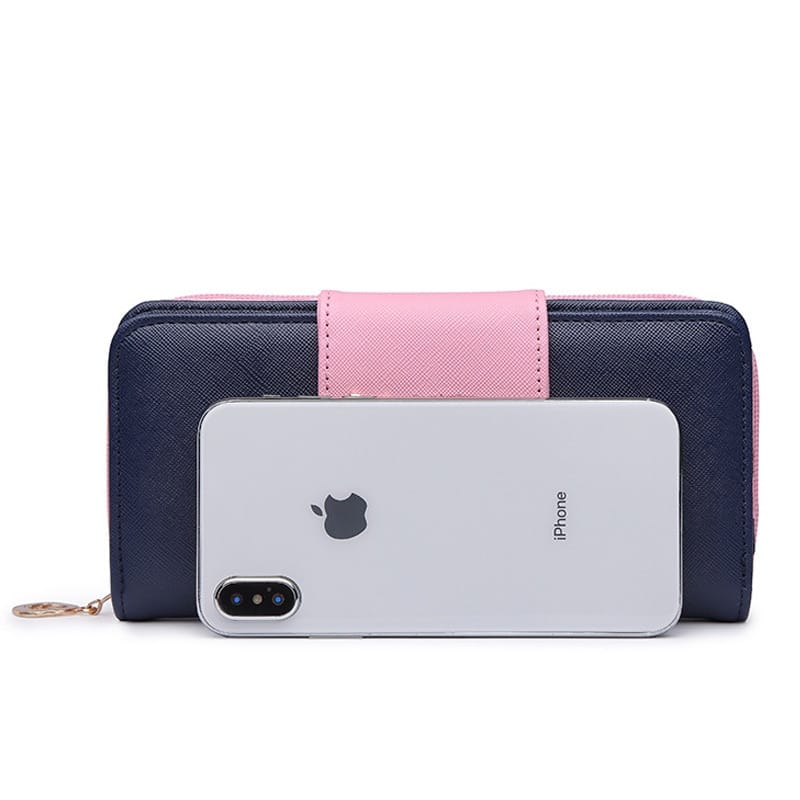 Fashionable Faux Leather Wallet with Credit Card Holder