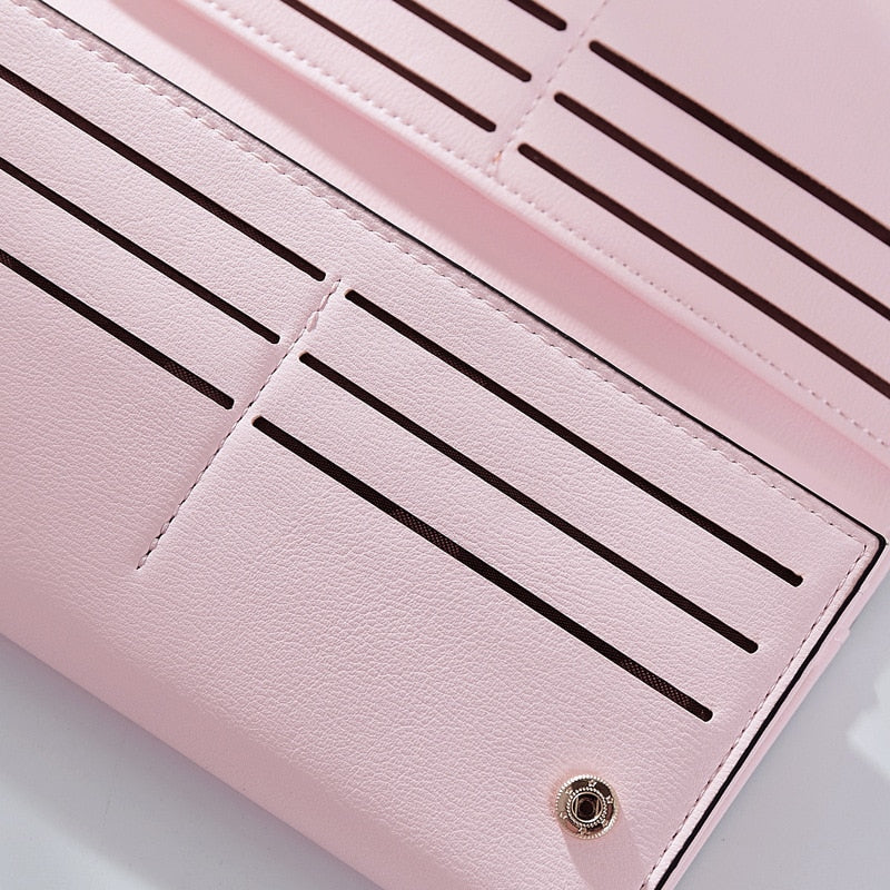 Solid Color Elegant Wallet