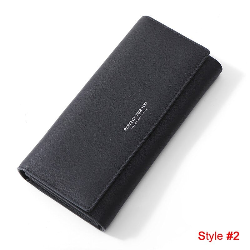 Solid Color Elegant Wallet