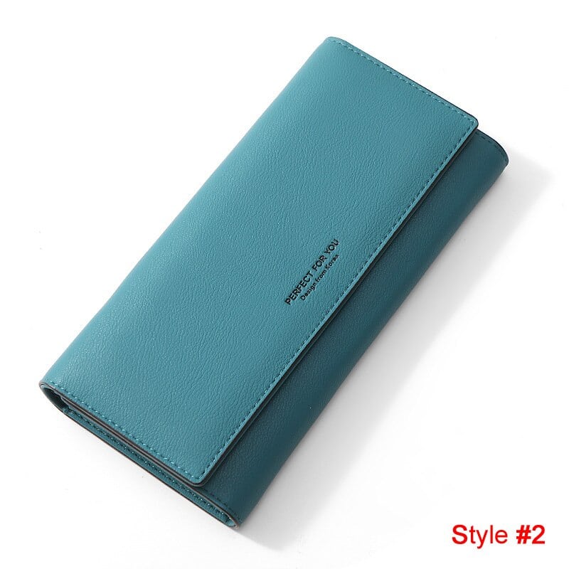 Solid Color Elegant Wallet