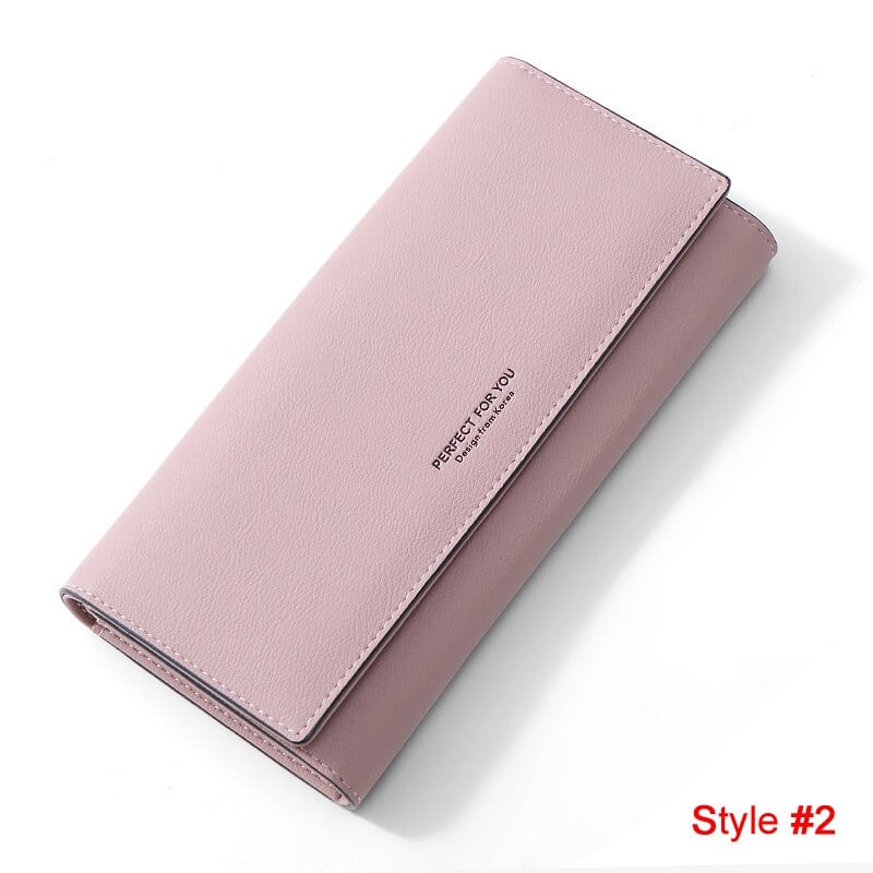 Solid Color Elegant Wallet