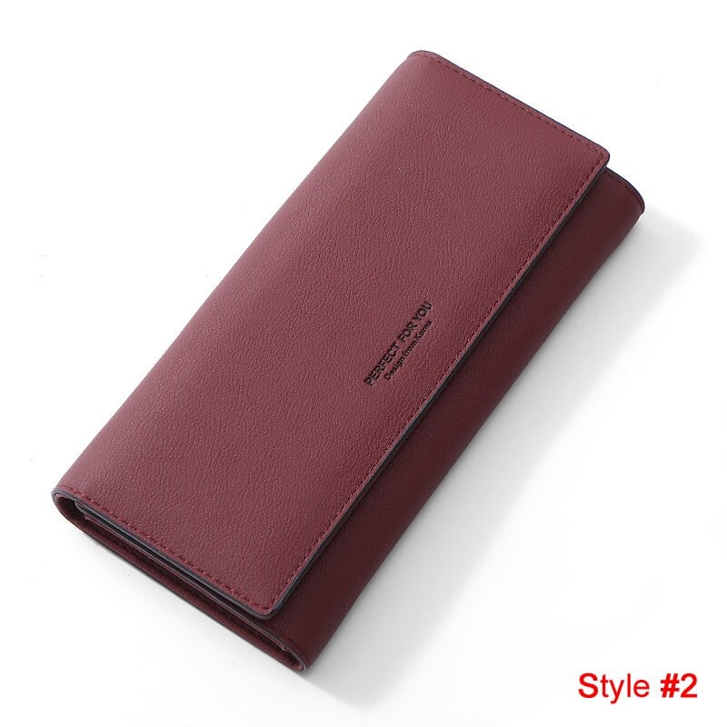Solid Color Elegant Wallet