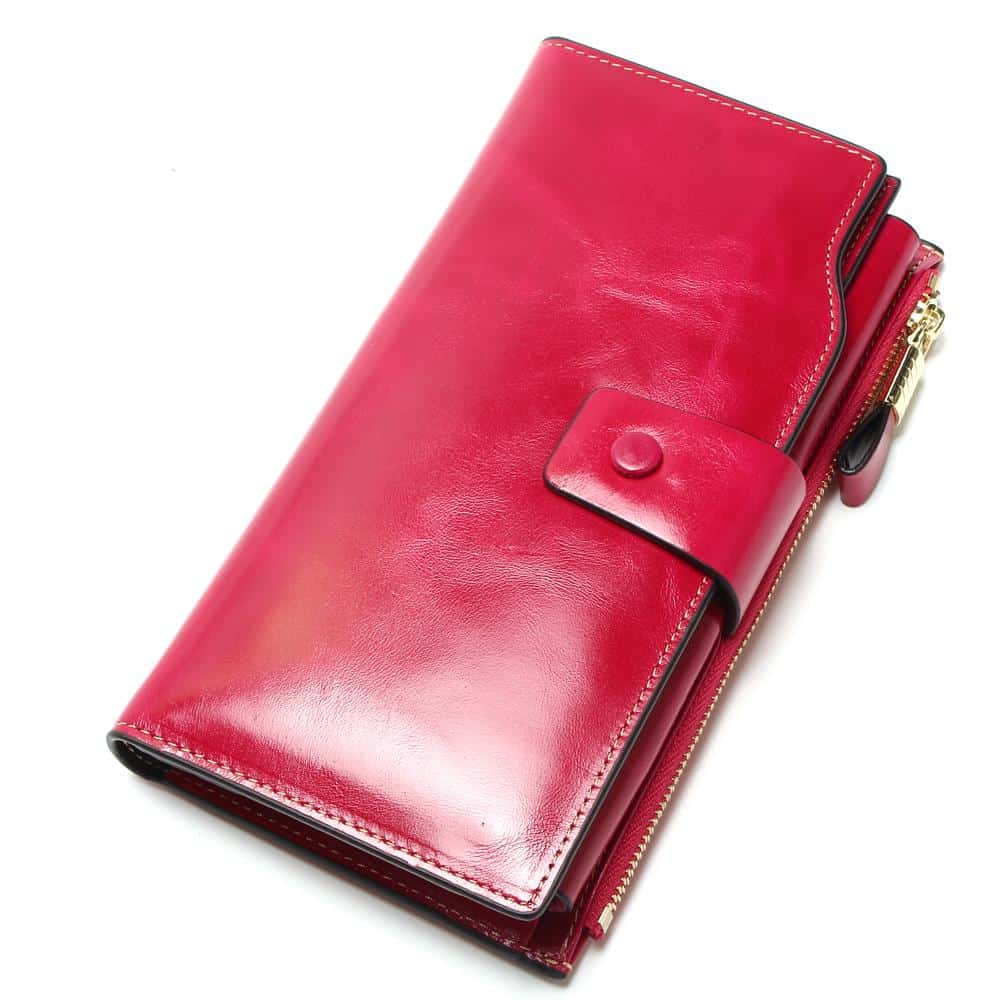 Leather Long Wallet