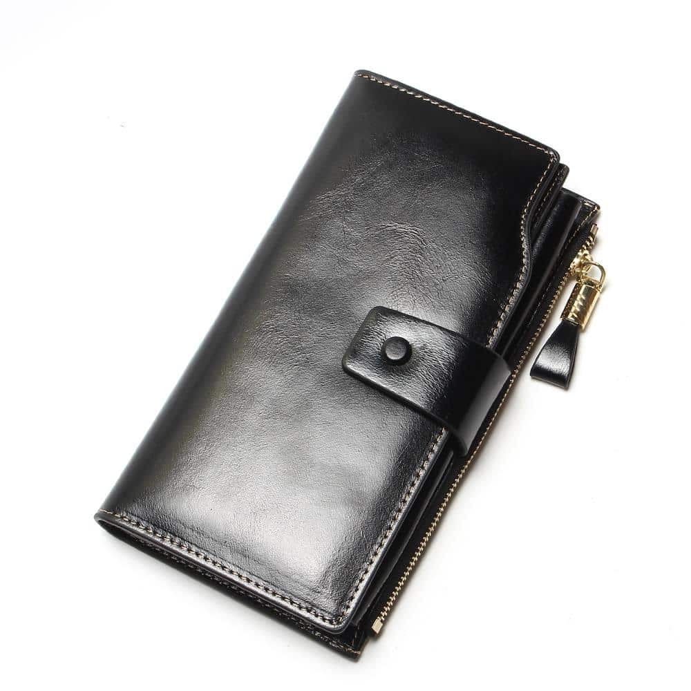 Leather Long Wallet