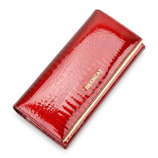 Stylish Long Patent Leather Wallet
