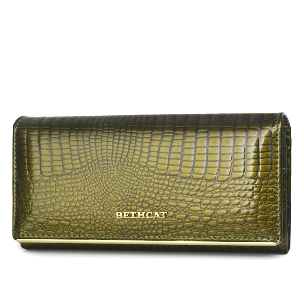 Stylish Long Patent Leather Wallet
