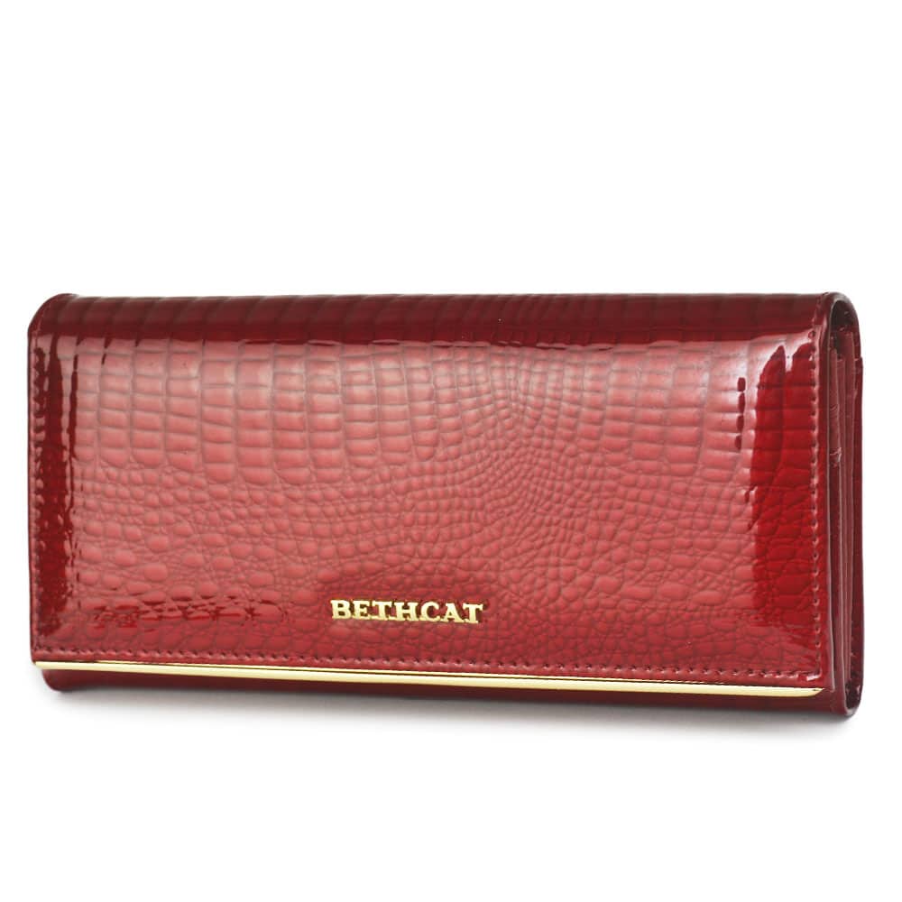 Stylish Long Patent Leather Wallet