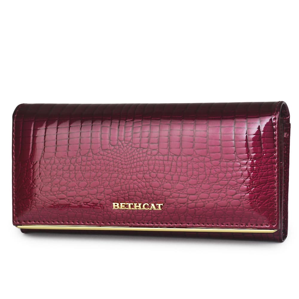Stylish Long Patent Leather Wallet