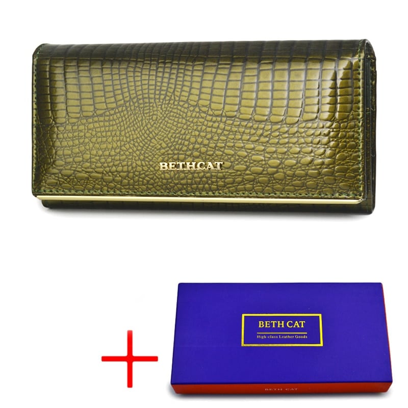 Stylish Long Patent Leather Wallet