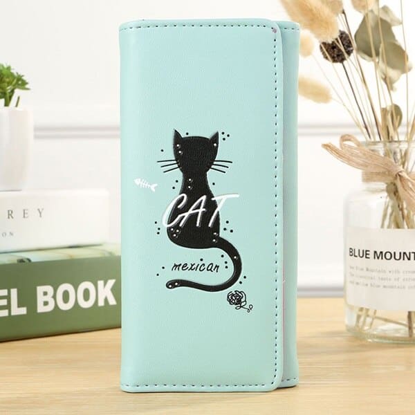 Soft Cat Printed Long Wallets