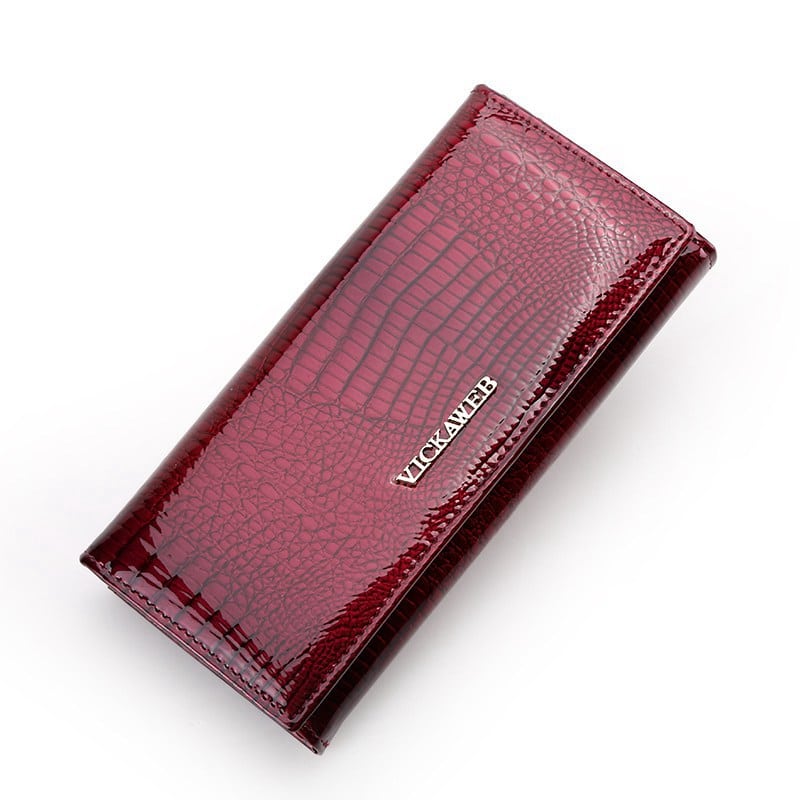 Alligator Patent Leather Wallet