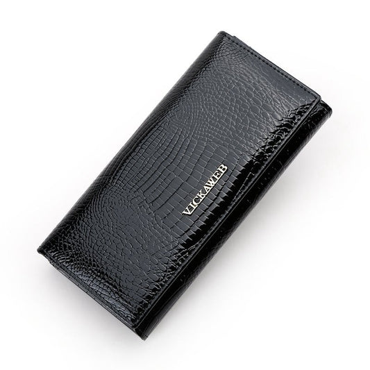 Alligator Patent Leather Wallet