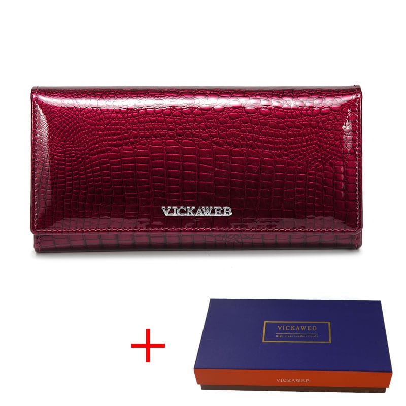 Alligator Patent Leather Wallet