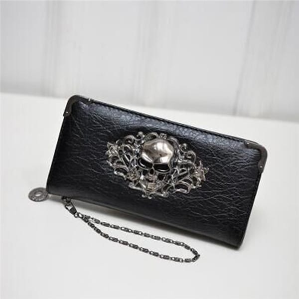 Lace Skull Wallet
